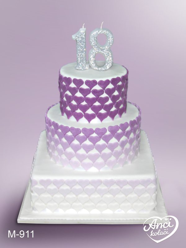 18 srce torta