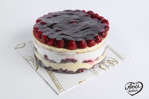 Torta sa Svežim Malinama