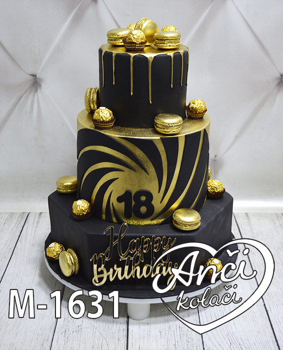 Black and gold