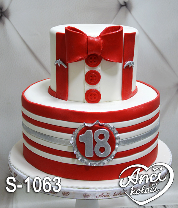 18 crveno belo