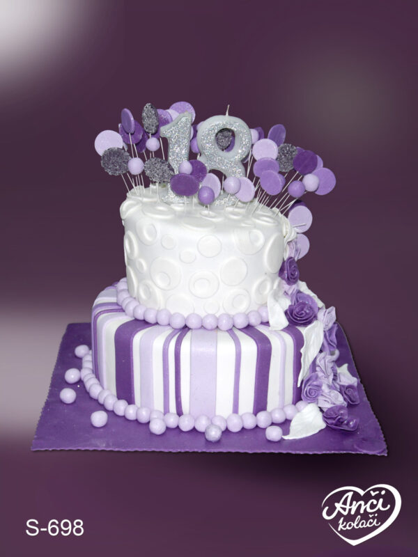 18 ljubičasta torta