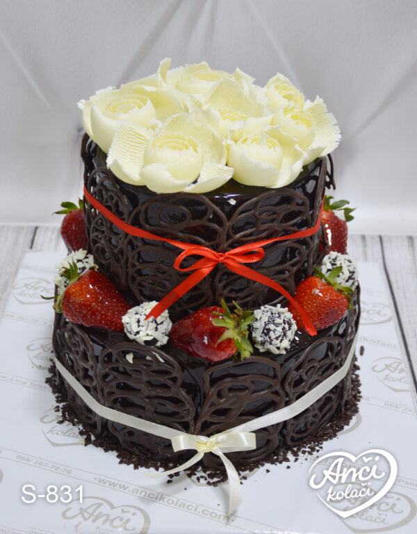 Cveće Jagode torta