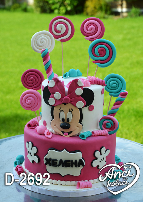 Lizalice Mini Maus torta