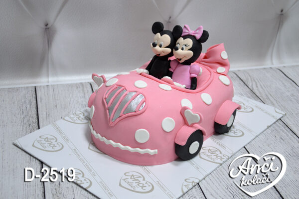 Mini i Miki Pink auto