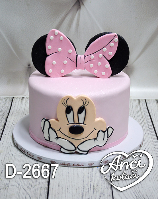 Mini roza torta