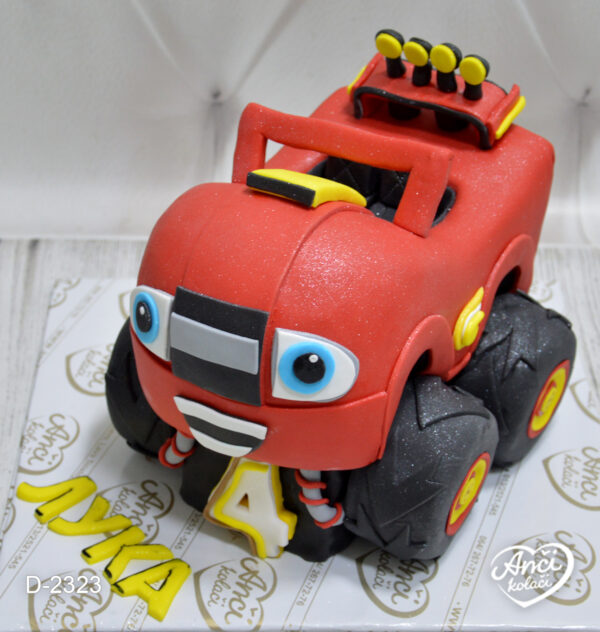 Monster crveni kamion