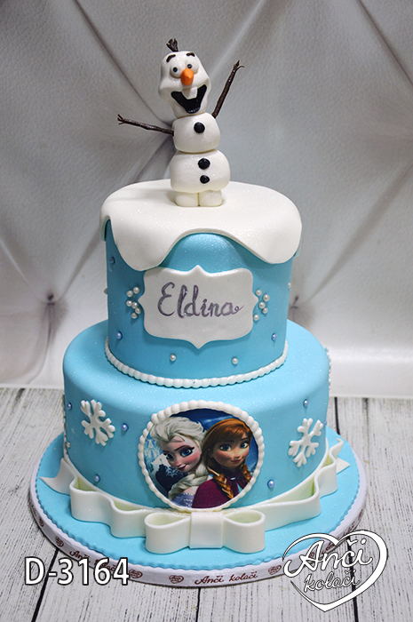 Olafova Frozen torta