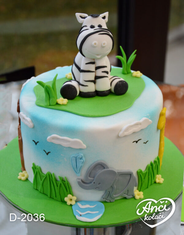 Zebra torta